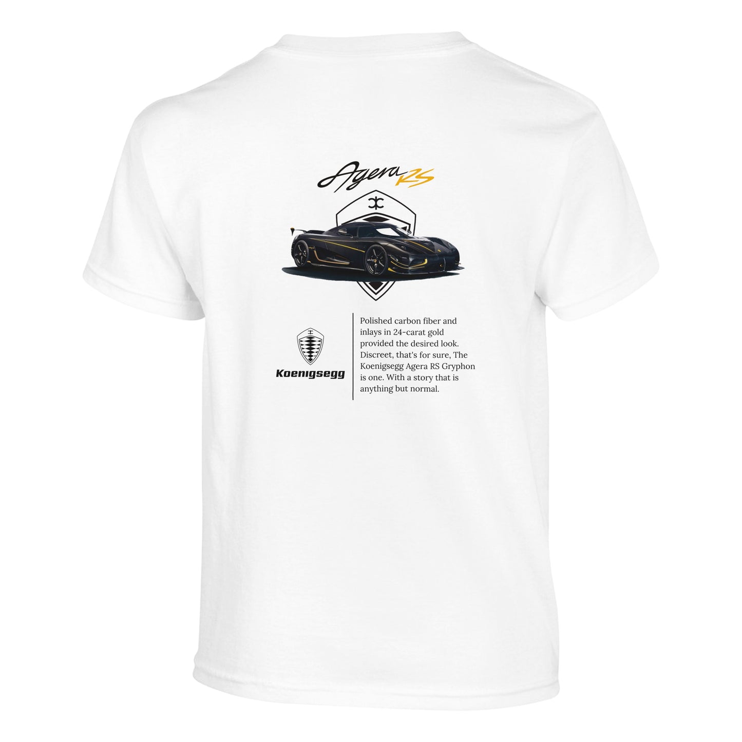 Youth Sized Custom Agera RS | T-Shirt